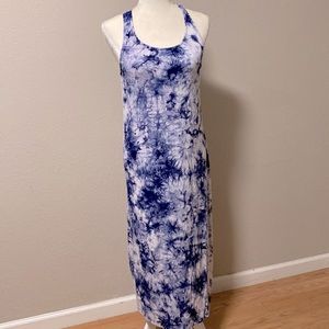 H by Halston tie dye maxi sundress